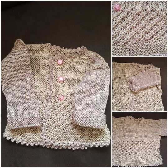 Anleitung süßes Baby-Set aus Jäckchen, Kapuzenjacke, Pullover