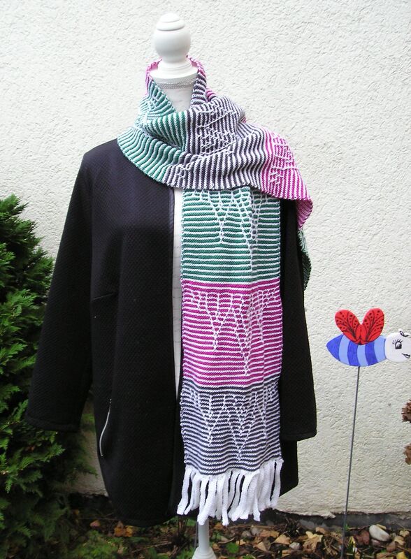 Strickanleitung Schal "Schlittenfahrt" - Bild 3