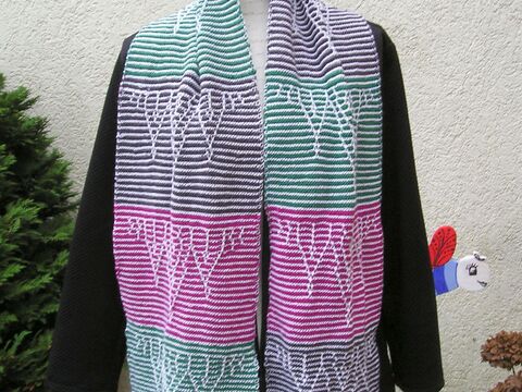 Strickanleitung Schal "Schlittenfahrt"