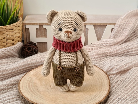 PDF crochet pattern "Bear Max"