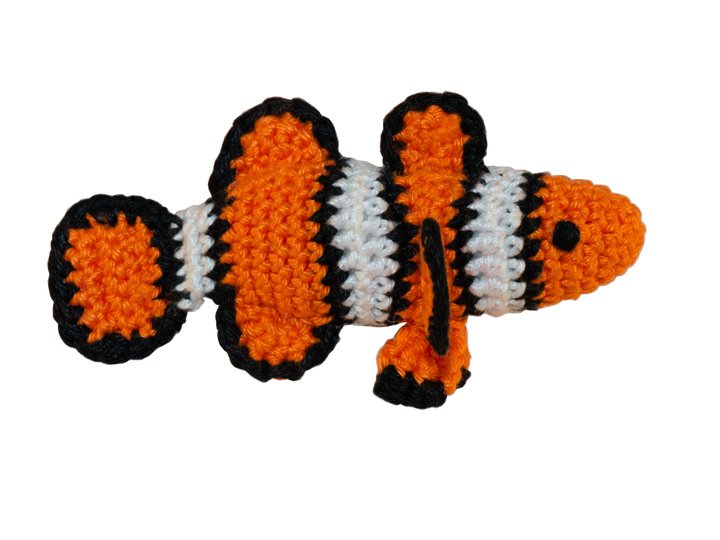 Häkelanleitung für Nino der Clownfisch