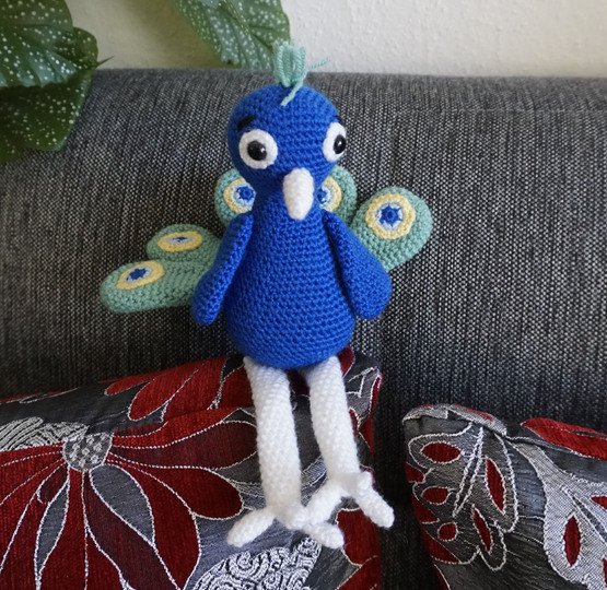 Häkelanleitung für den Pfau Phil