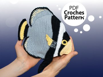 Crochet Pattern Pattern for Fluso the Batfish