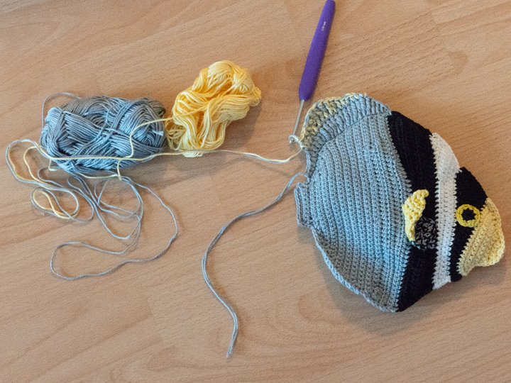 Häkelanleitung für Fluso der Fledermausfisch