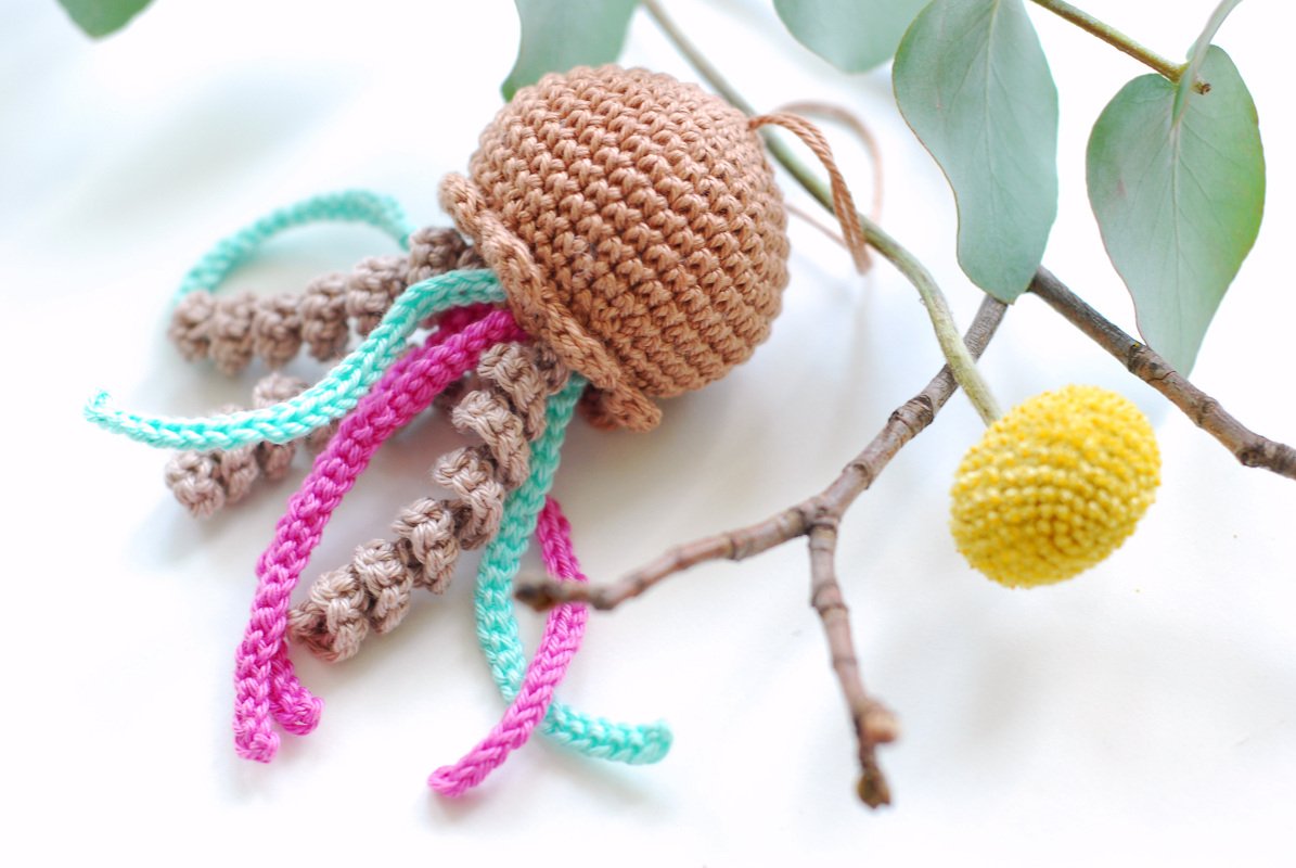 Häkelanleitung - Mobile Krake Special