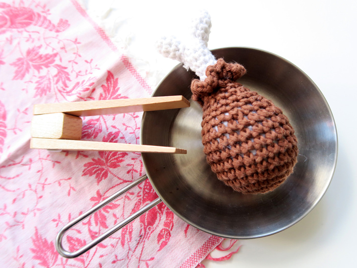 Häkelanleitung - Keule - Häkelfood