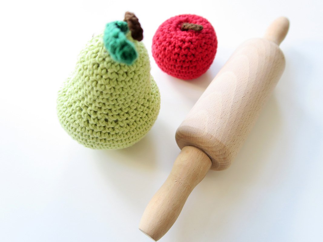 Anleitung - Häkelfood - Apfel &amp; Birne