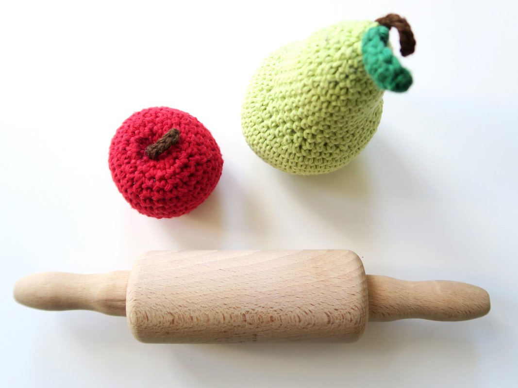 Anleitung - Häkelfood - Apfel & Birne - Bild 3