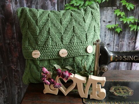 Häkelanleitung Kissenhülle "La Freccia"