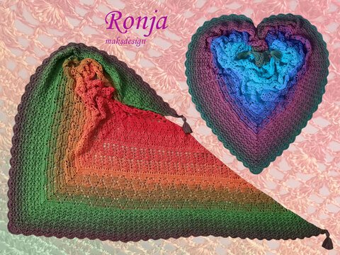 Häkelanleitung Dreieckstuch Ronja