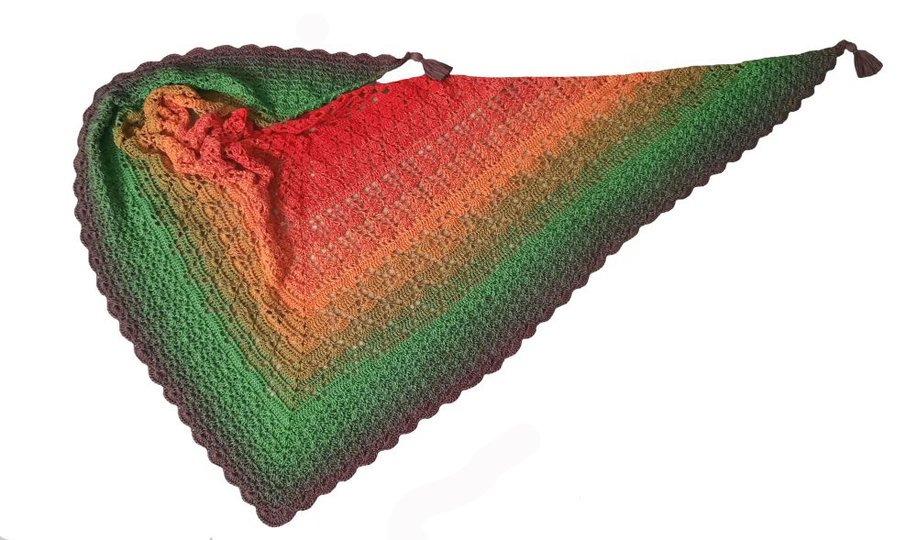 Häkelanleitung Dreieckstuch Ronja