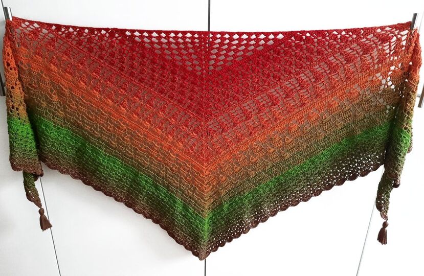 Häkelanleitung Dreieckstuch Ronja