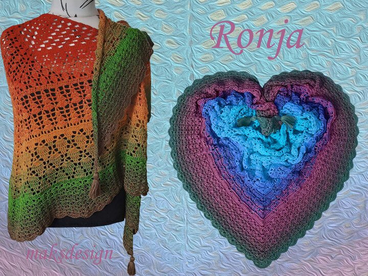 Häkelanleitung Dreieckstuch Ronja