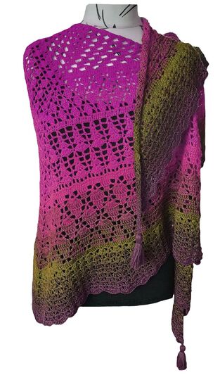 Häkelanleitung Dreieckstuch Ronja