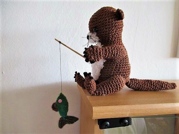 Häkelanleitung Otti, der Fischotter - Bild 2