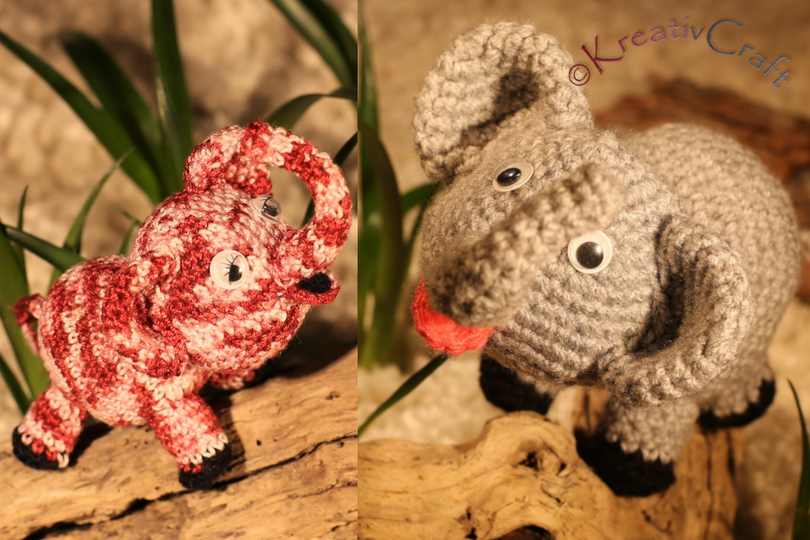 Frecher Elefant - Häkelanleitung