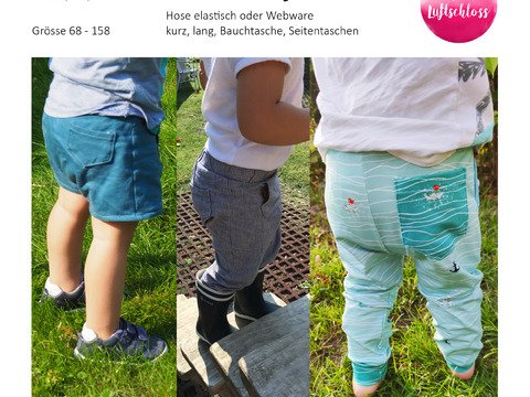 Anleitung Hose Hans&Grete Gr. 68-158