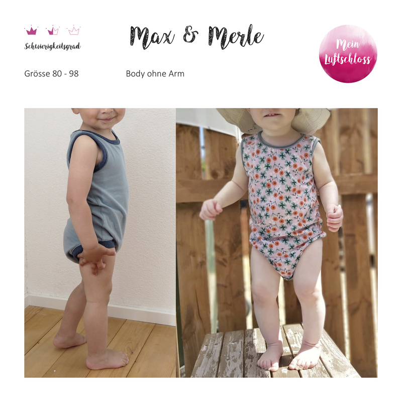 Anleitung Body Max&amp;Merle Gr. 80-98