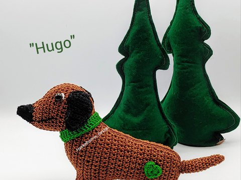 Häkelanleitung "Hugo" Dackel