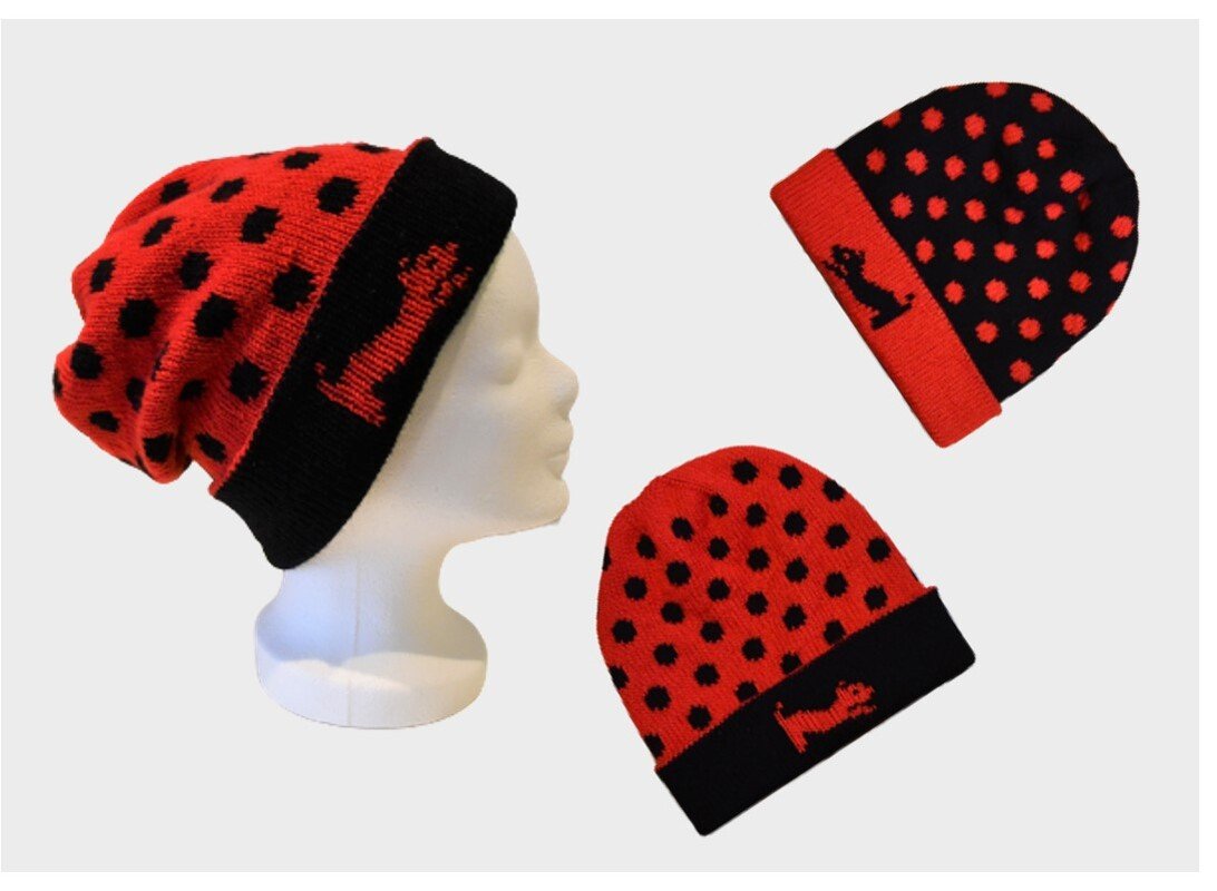 Strickanleitung Wende-Beanie "Freunde" - in Doubleface