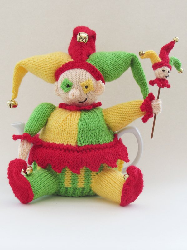 Court Jester Tea Cosy Knitting Pattern