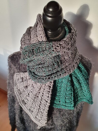 Smart Sam - Häkelanleitung Schal und Loop *anfängertauglich*