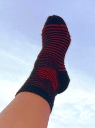 Herzsocken Illusionsstricken