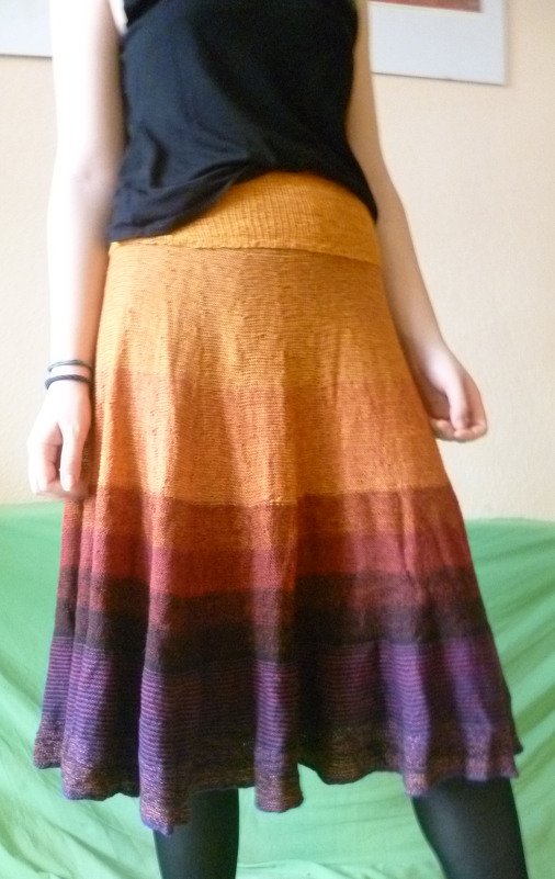 Strickanleitung f&uuml;r einen Kreisrock