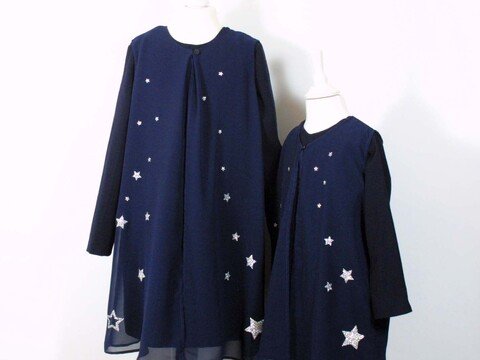 Anleitung Festkleid mit Überwurf 122 - 134