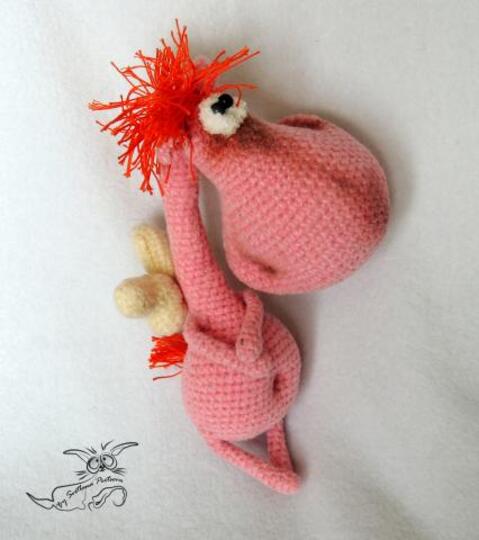 040DE Häkelanleitung Amigurumi Pferd Glascha - PDF Pertseva CP