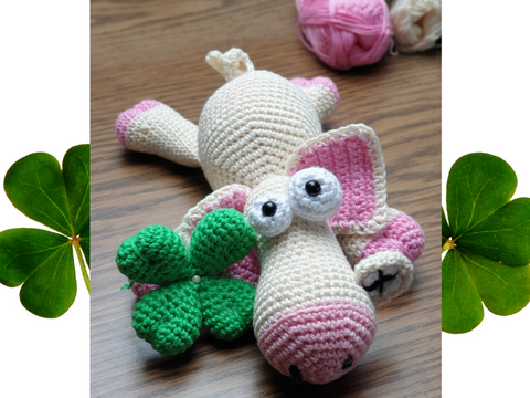 Häkelanleitung Grunzhilde die wilde Glückssau /Schwein