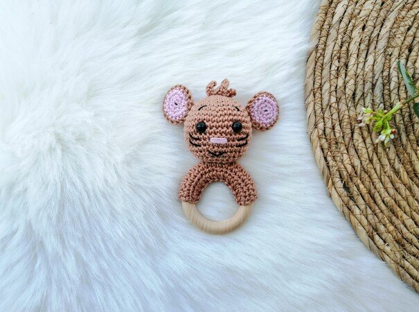 Mouse Rattle - Crochet Pattern