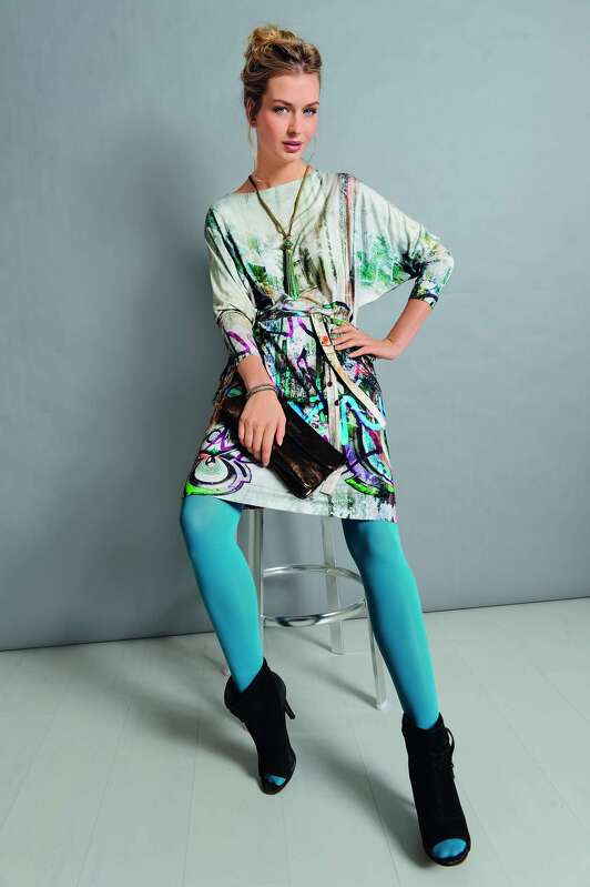 Nähanleitung: Jerseykleid mit Fledermausärmeln