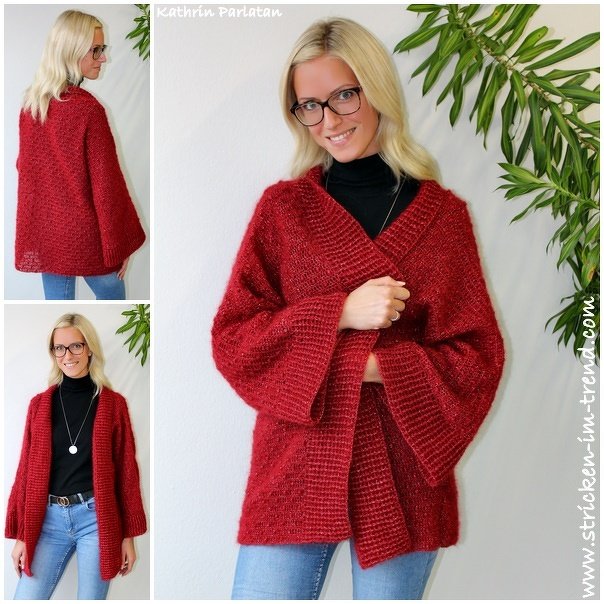 Häkelanleitung für Kuschelweste | Häkelweste CAPE#Jacket #1 - Bild 8