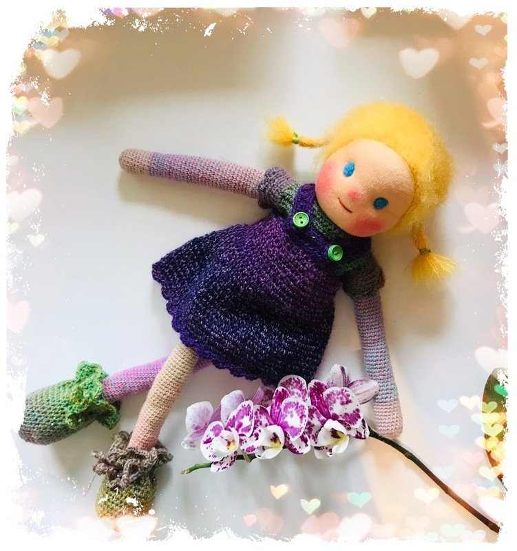 Herzpuppe Paula / Häkelanleitung