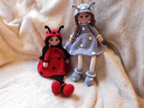 Häkelanleitung Kantenhocker Marie Käferchen