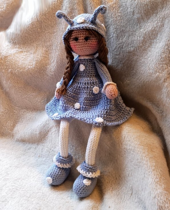 Häkelanleitung Kantenhocker Marie Käferchen - Bild 2