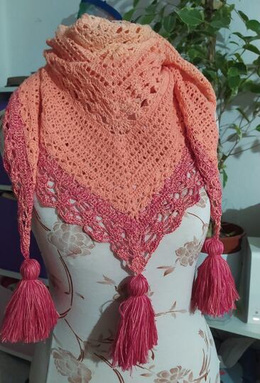 Häkelanleitung - Tuch "Tabea"