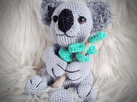 Eine Anleitung für einen Süssen Koalabär von Sagira zum Nachhäkeln.