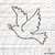 Taube Plotterdatei SVG DXF