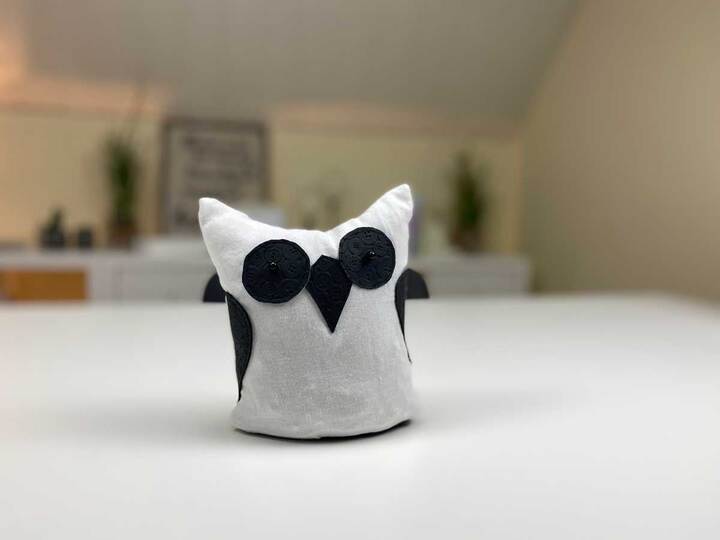 Nähanleitung Eule als Türstopper nähen mit Schnittmuster