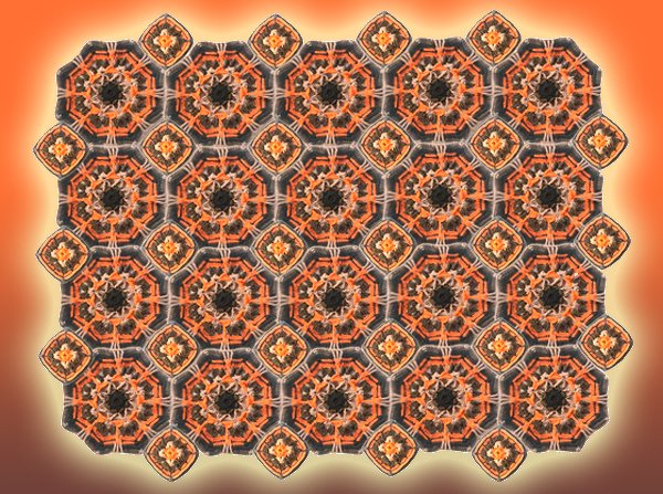 Paradedecke im Persian-Tiles-Style