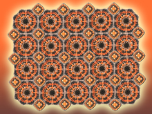 Paradedecke im Persian-Tiles-Style