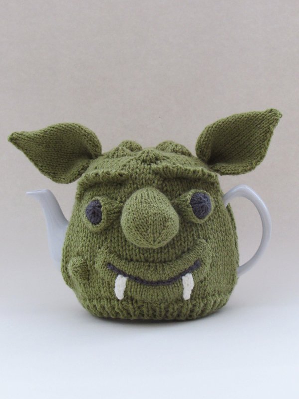Goblin Head Tea Cosy Knitting Pattern