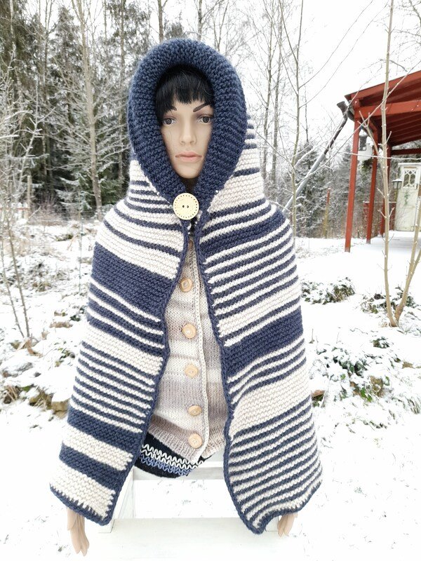 Kapuzenschal Anleitung