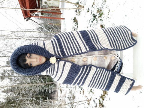 Kapuzenschal Anleitung