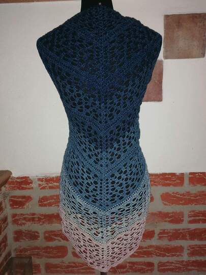 Tuch Quartilla häkeln Häkeltuch Dreieckstuch