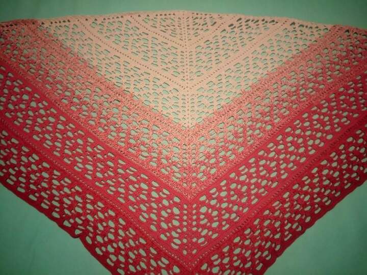 Tuch Quartilla häkeln Häkeltuch Dreieckstuch