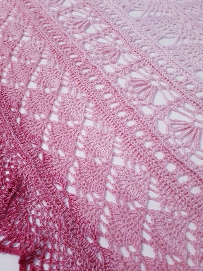 Big Blue Wonder - Häkeltuch