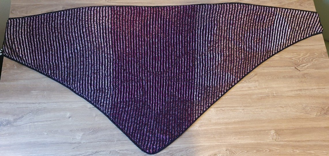 Lotusblume, Schattenstricken, Illusionsstricken, Motivtuch